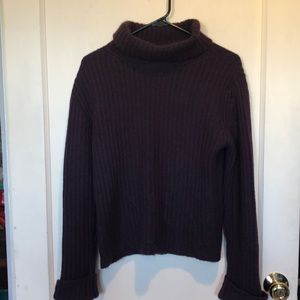 TSE cashmere like new thick ribbed sweater